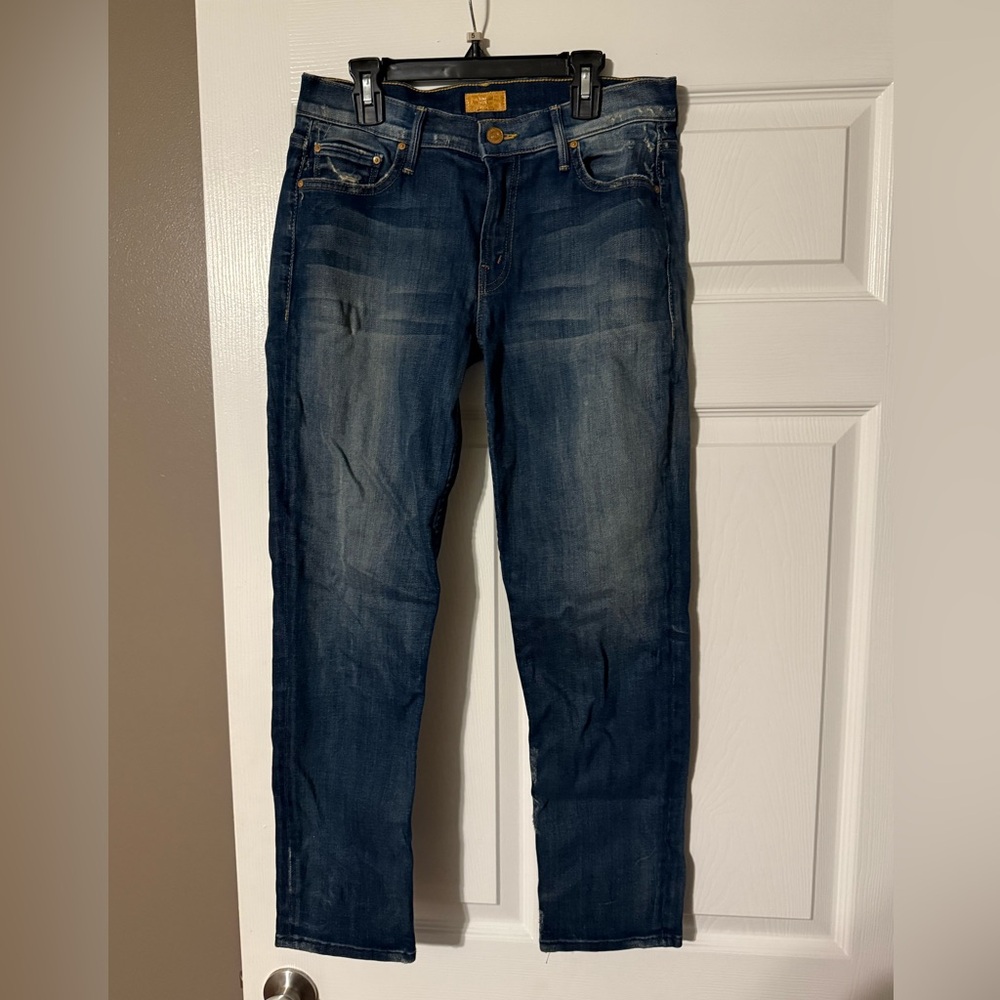 Mother Dropout Denim Jeans Tequila Truth size 25 - Picture 5 of 10